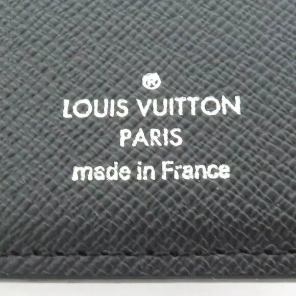Authenticity guaranteed LOUIS VUITTON Taiga Portefeuille Brazza Long Wallet - Picture 8 of 8